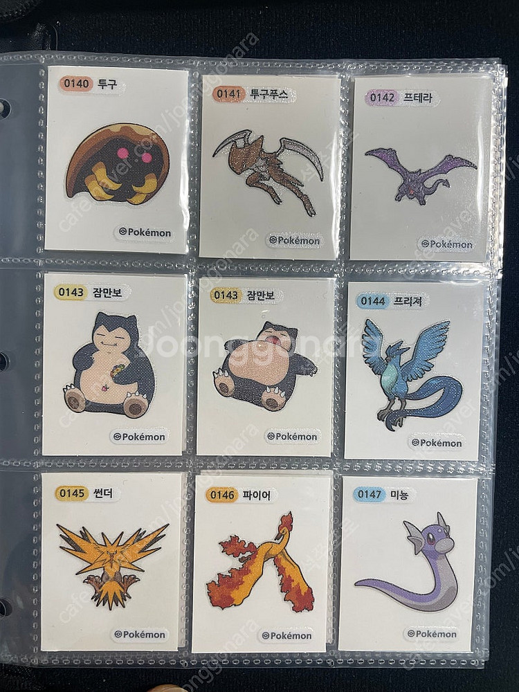 포켓몬 띠부씰 시즌2 163종 뮤뮤츠 포함--3